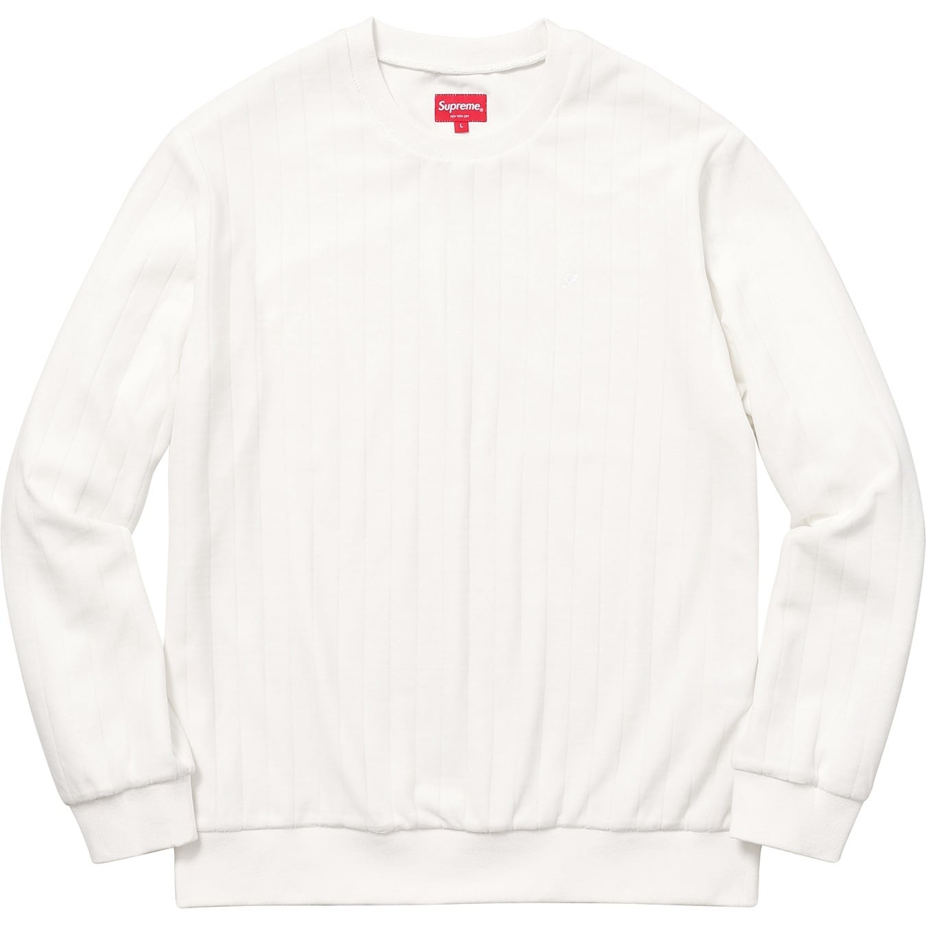 Ribbed Velour Crewneck view 6